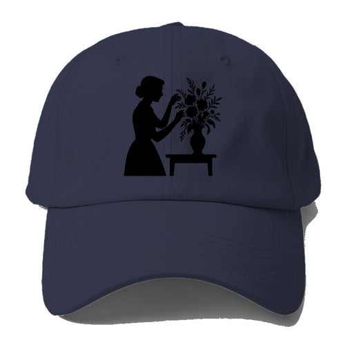 Florist arranging dramatic bouquet - Baseball Cap