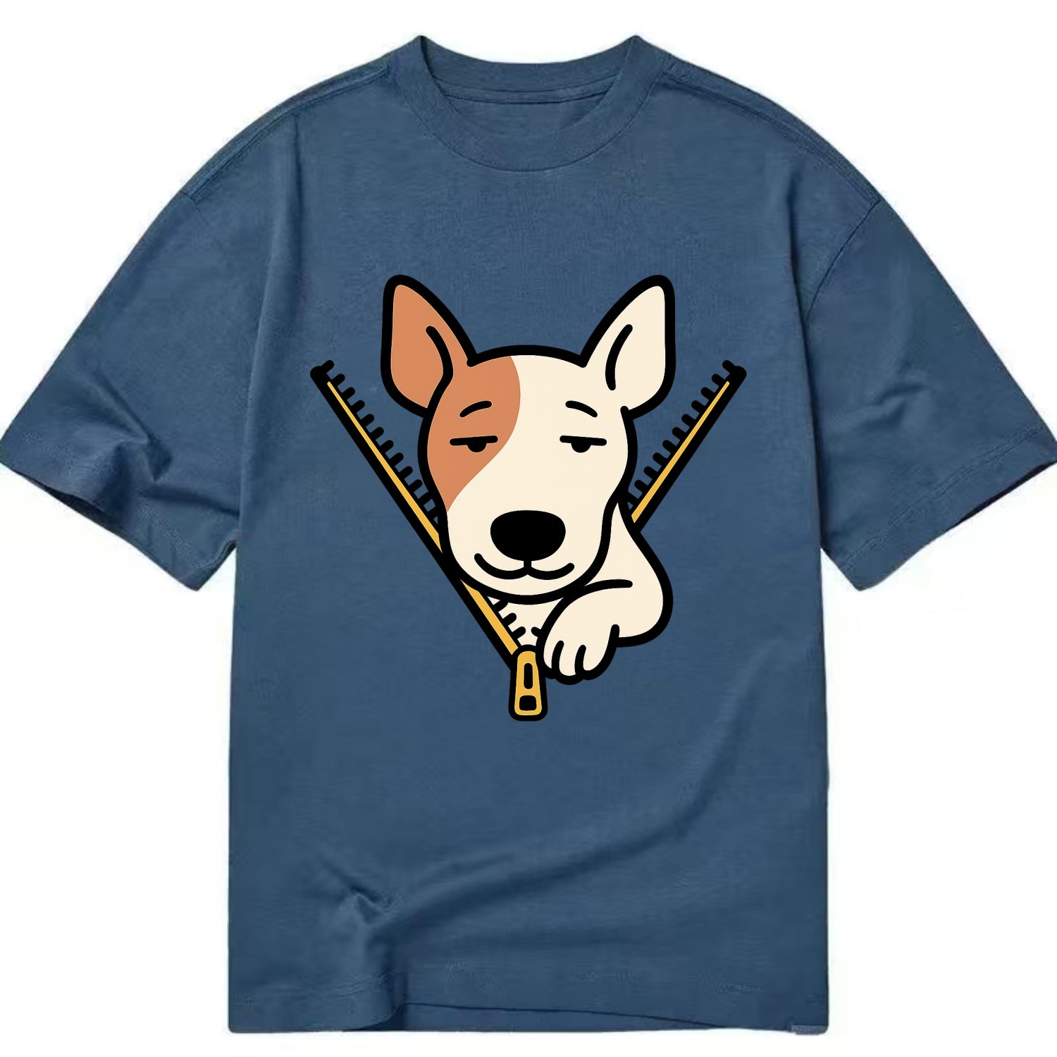 Bull Terrier - Classic T-shirt - Twilight Navy(Blue)