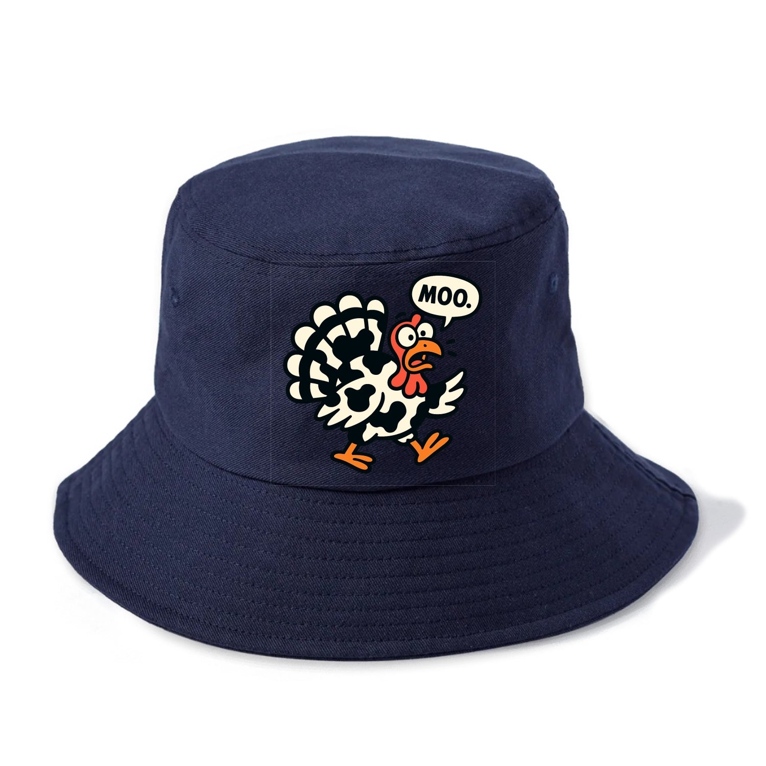 Mooing Turkey - Bucket Hat - Twilight Navy(Blue)