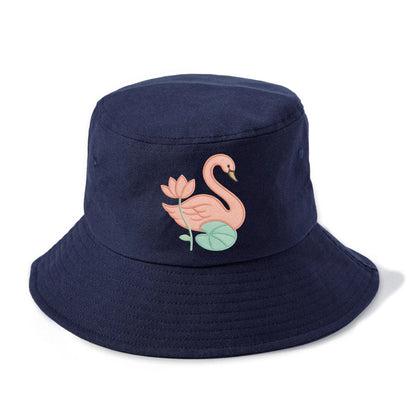 Coral Swan - Bucket Hat - Twilight Navy(Blue)