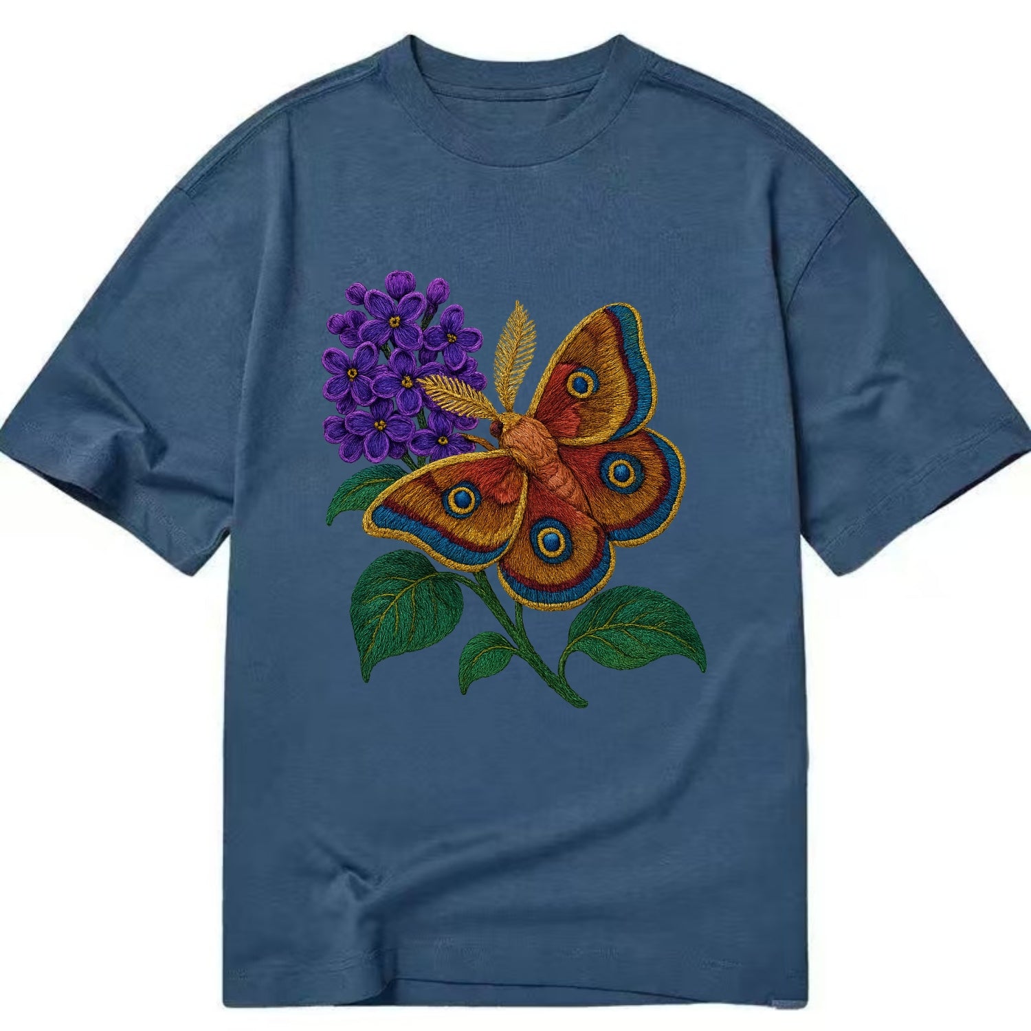 Polyphemus Moth - Classic T-shirt - Twilight Navy(Blue)