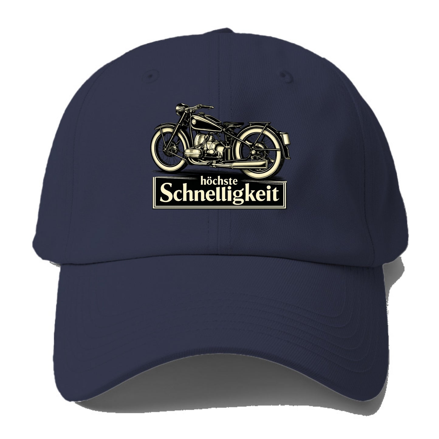 German Speed Motorcycle - Baseball Cap For Big Heads - Twilight Navy(Blue)
