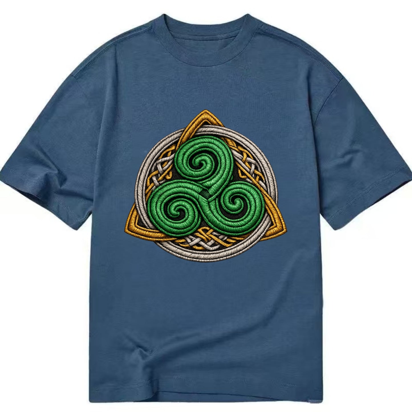Spiral Knot Triskele - Classic T-shirt - Twilight Navy(Blue)