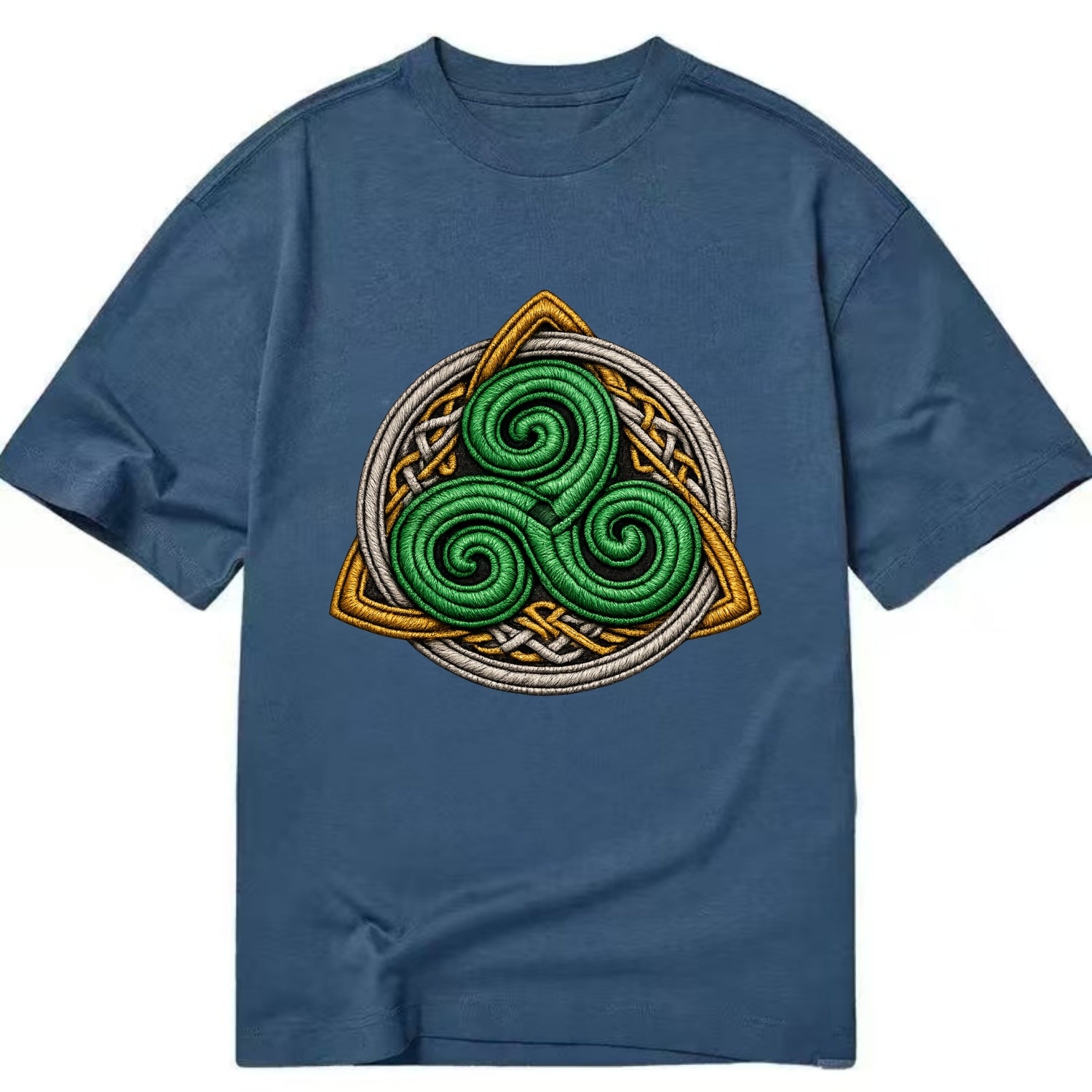 Spiral Knot Triskele - Classic T-shirt - Twilight Navy(Blue)
