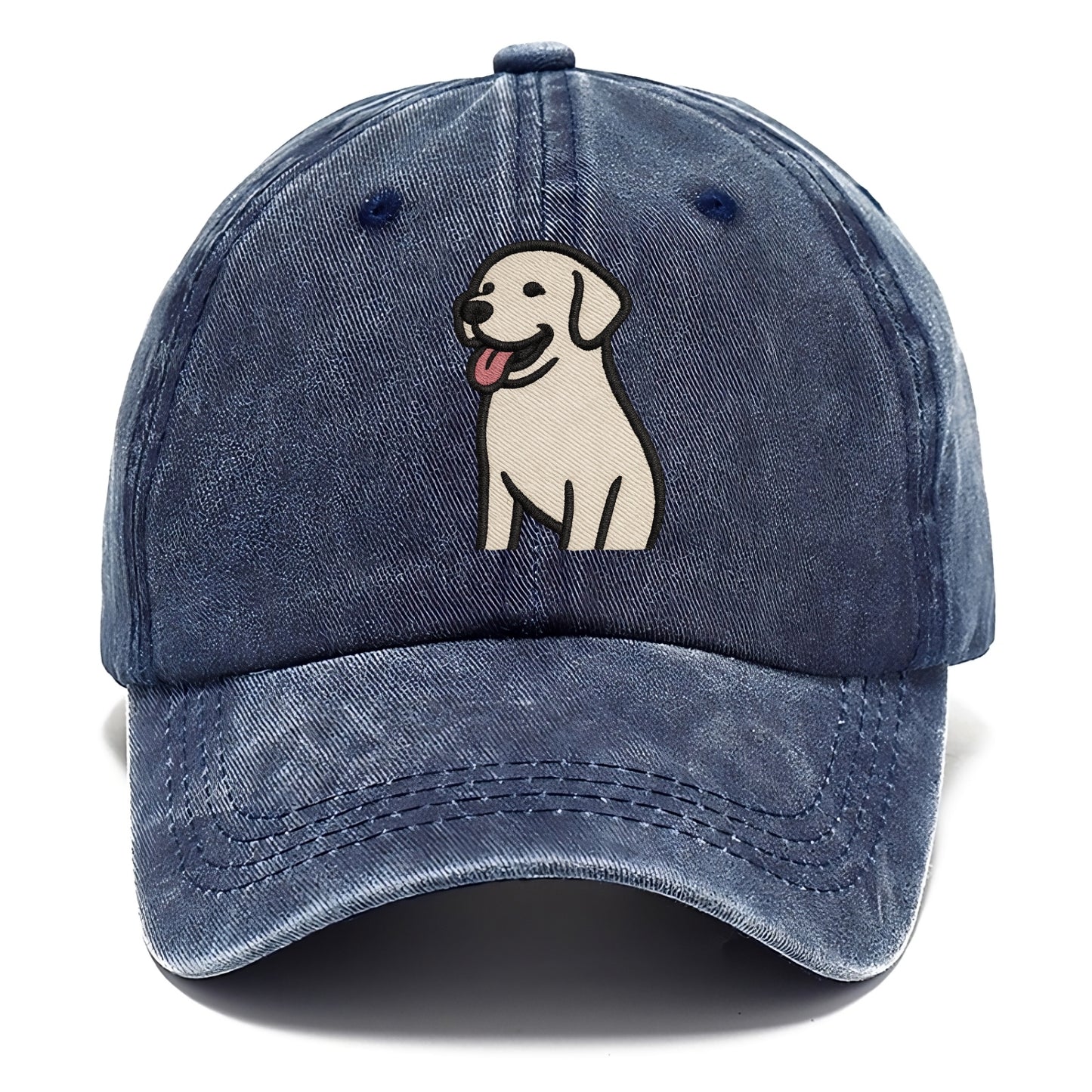 Labrador - Happy panting expression - Classic Cap - Twilight Navy(Blue)