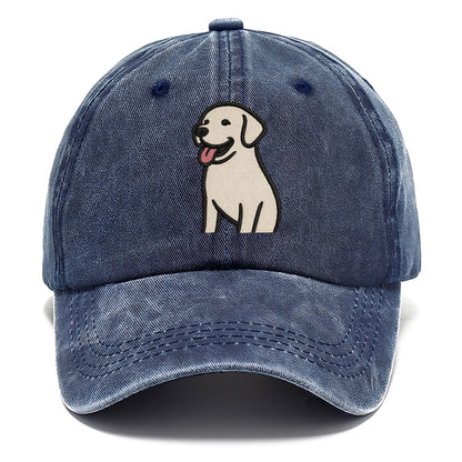 Labrador - Happy panting expression - Classic Cap - Twilight Navy(Blue)
