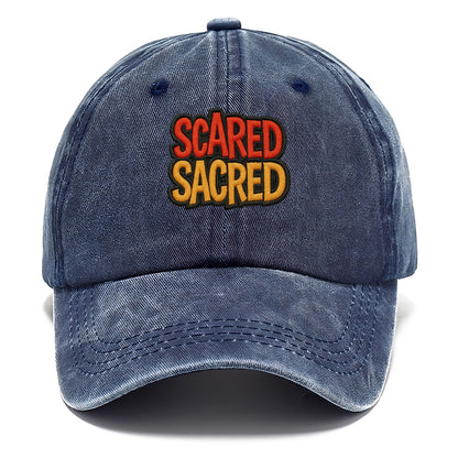 SCARED;SACRED JOURNEY Spiritual Purple Hat - Classic Cap - Twilight Navy(Blue)
