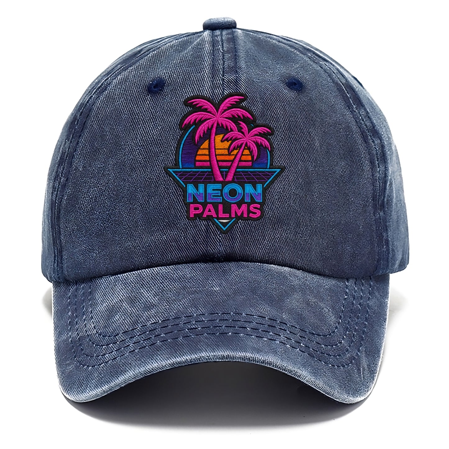 Neon Palms - Classic Cap - Twilight Navy(Blue)