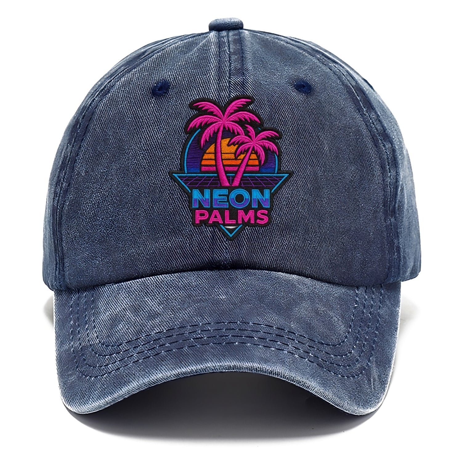 Neon Palms - Classic Cap - Twilight Navy(Blue)