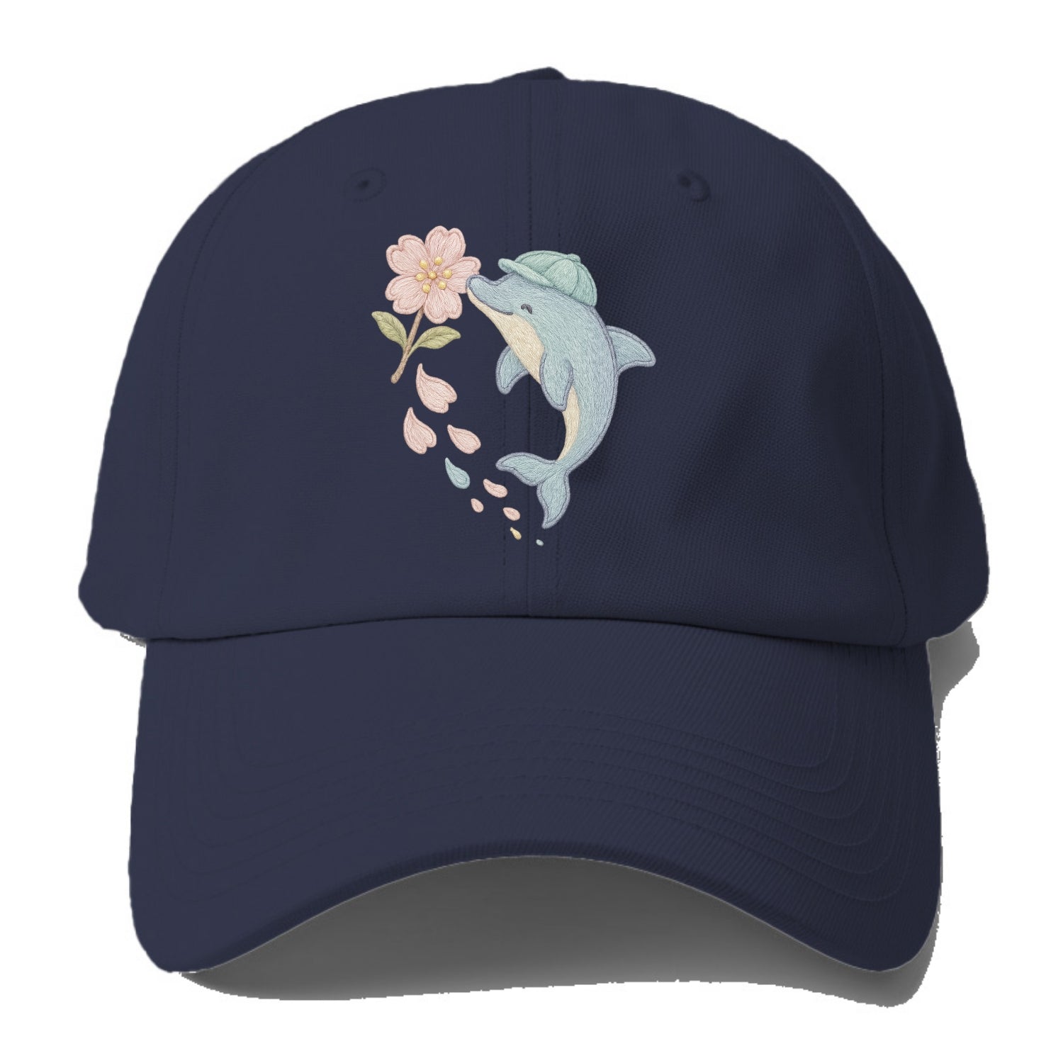 Dolphin Sakura Leap  - Baseball Cap - Twilight Navy(Blue)