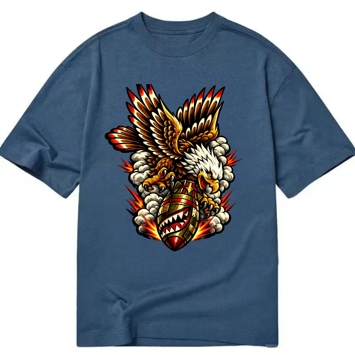 War Eagle Dive - Classic T-shirt - Twilight Navy(Blue)