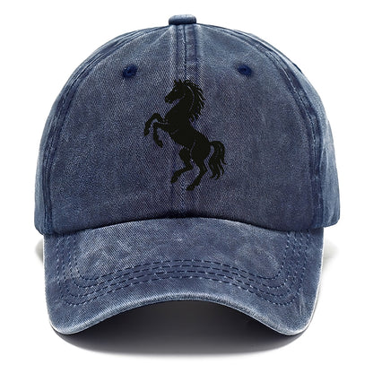 Stallion rearing on hind legs - Classic Cap - Twilight Navy(Blue)