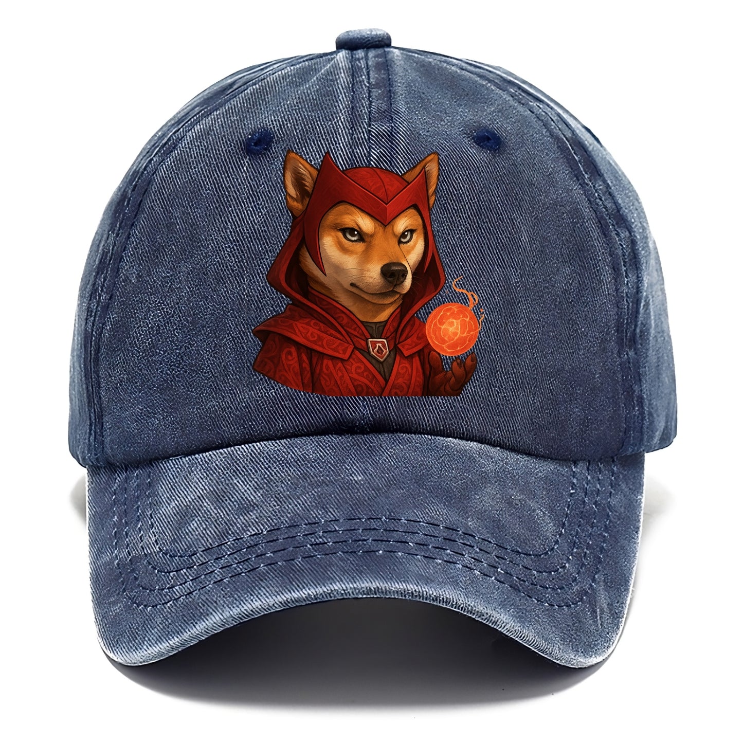 Shiba Inu Scarlet Witch  - Classic Cap - Twilight Navy(Blue)