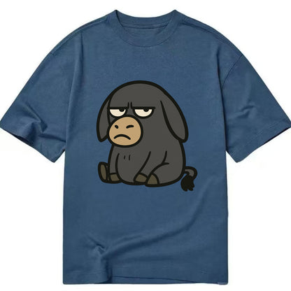 The Donky Judging Silently - Classic T-shirt - Twilight Navy(Blue)