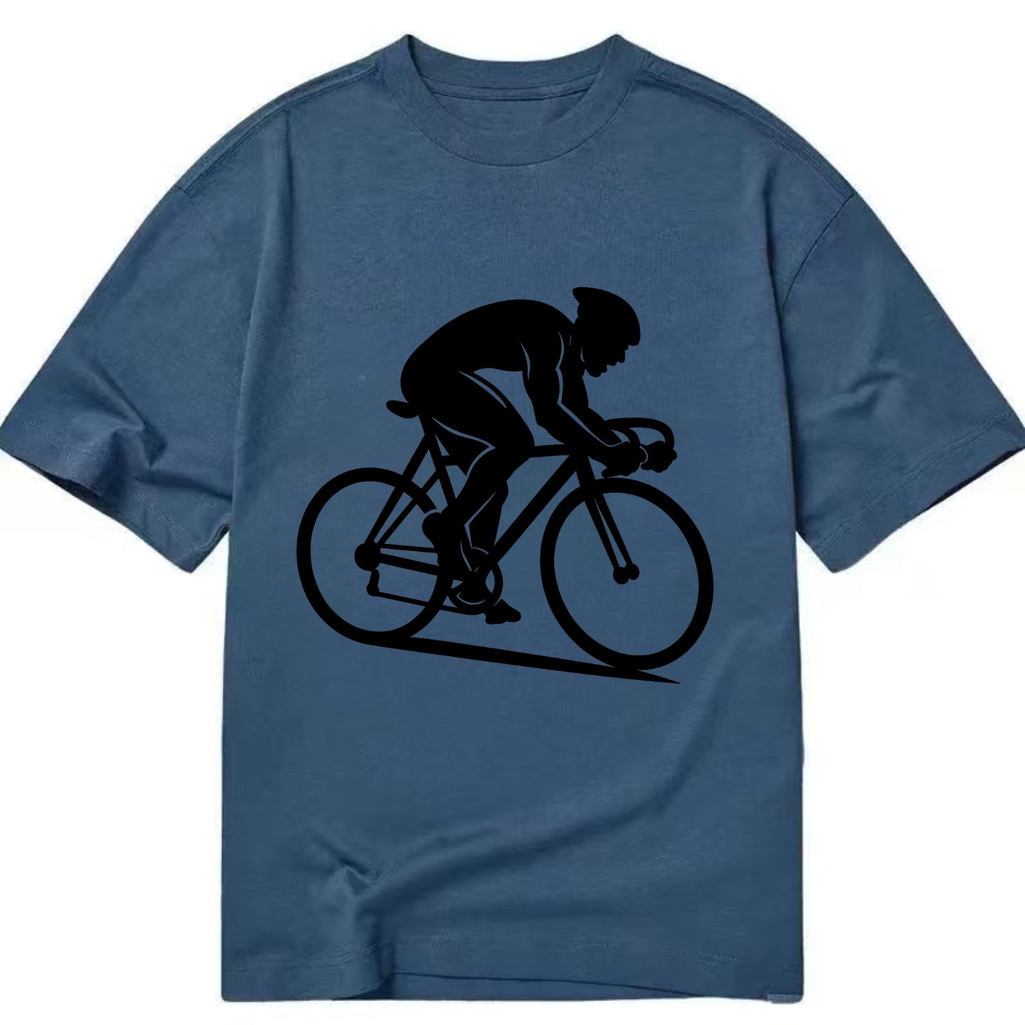 Sprint cyclist racing stance - Classic T-shirt - Twilight Navy(Blue)