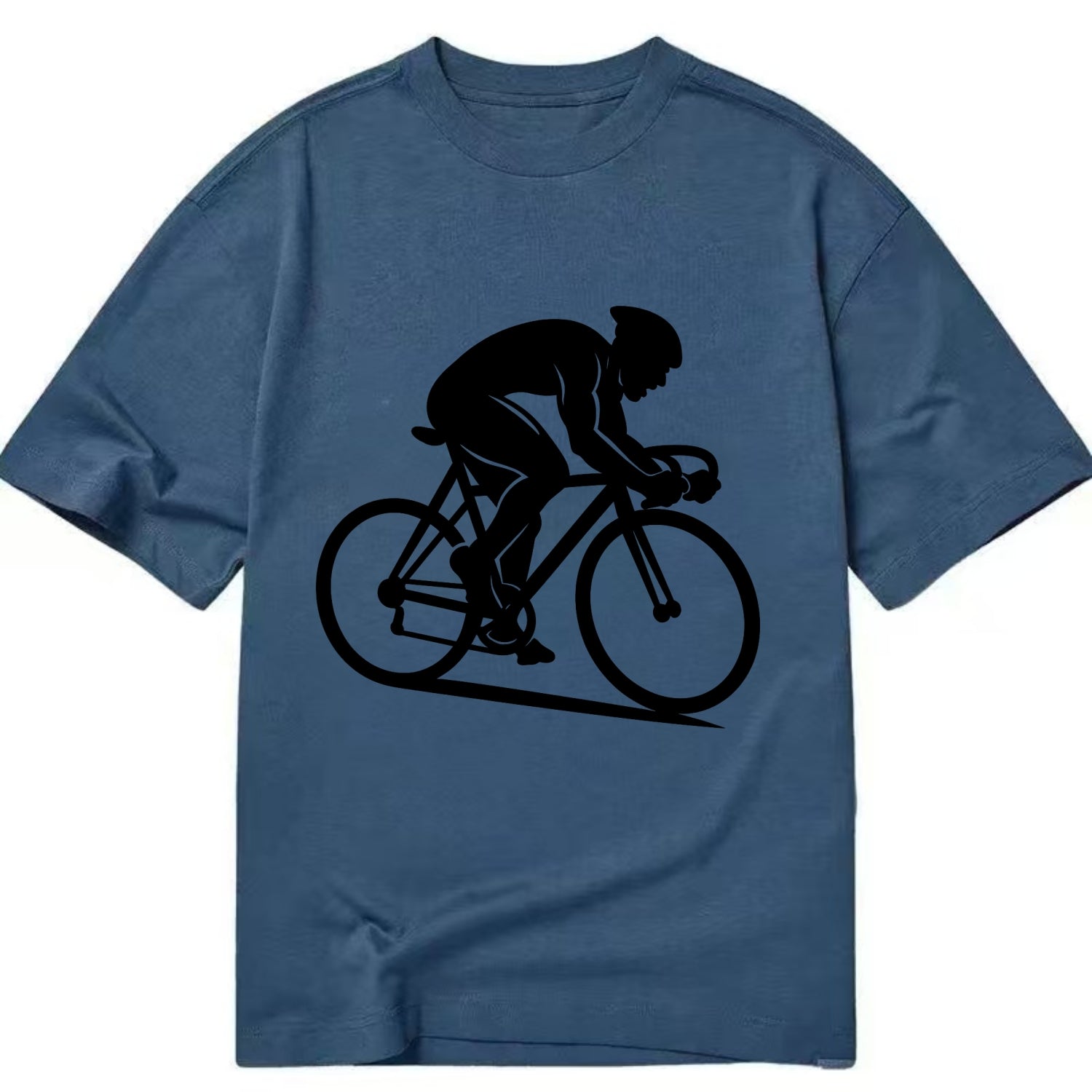 Sprint cyclist racing stance - Classic T-shirt - Twilight Navy(Blue)