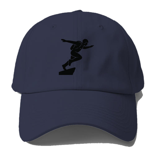 Base jumper launching off - Baseball Cap For Big Heads