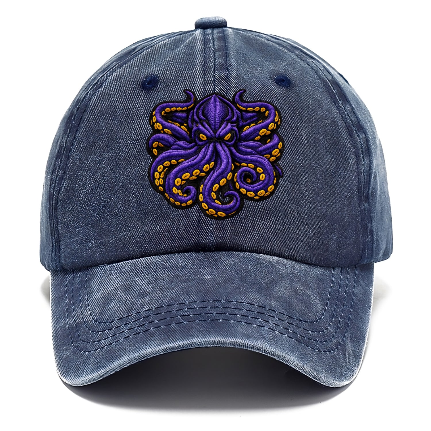 KRAKEN TENTACLES - sea monster in purple and black , deep sea - Classic Cap - Twilight Navy(Blue)