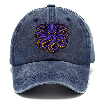 KRAKEN TENTACLES - sea monster in purple and black , deep sea - Classic Cap - Twilight Navy(Blue)