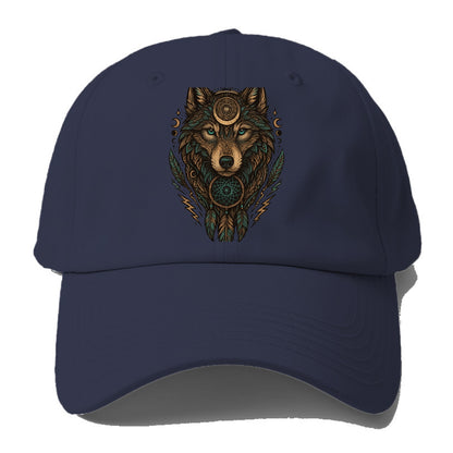 Storm Wolf Thunder  - Baseball Cap - Twilight Navy(Blue)