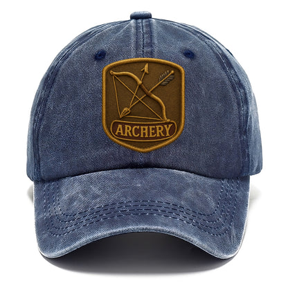 Bow and arrow crossed - archery enthusiast - Classic Cap - Twilight Navy(Blue)
