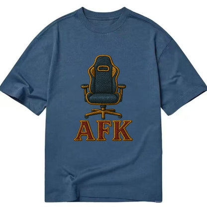AFK   - Classic T-shirt - Twilight Navy(Blue)