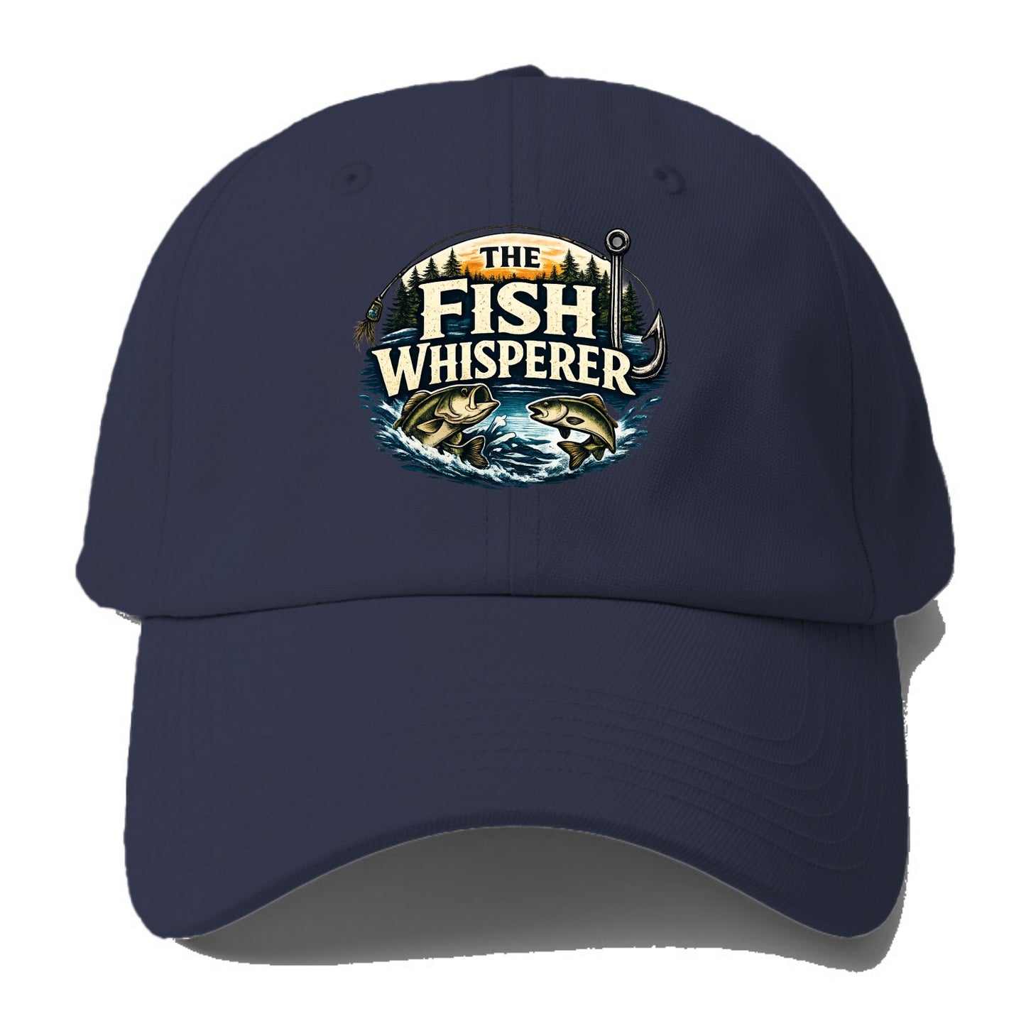 The Fish Whisperer - Baseball Cap - Twilight Navy(Blue)