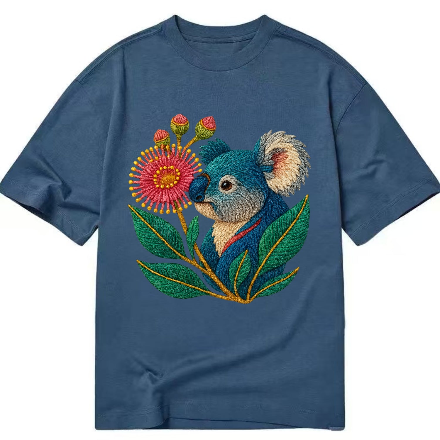 Koala Eucalyptus Bloom - Classic T-shirt - Twilight Navy(Blue)