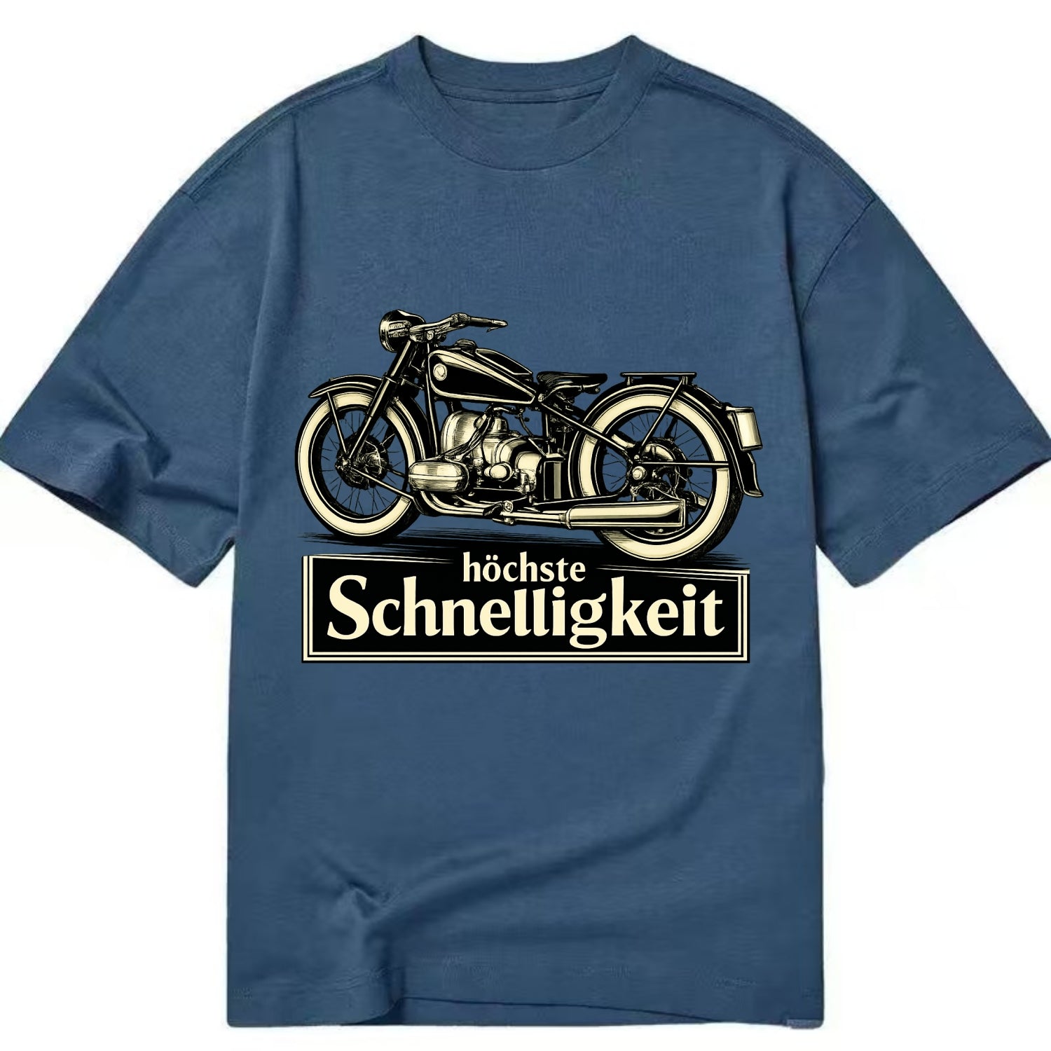 German Speed Motorcycle - Classic T-shirt - Twilight Navy(Blue)