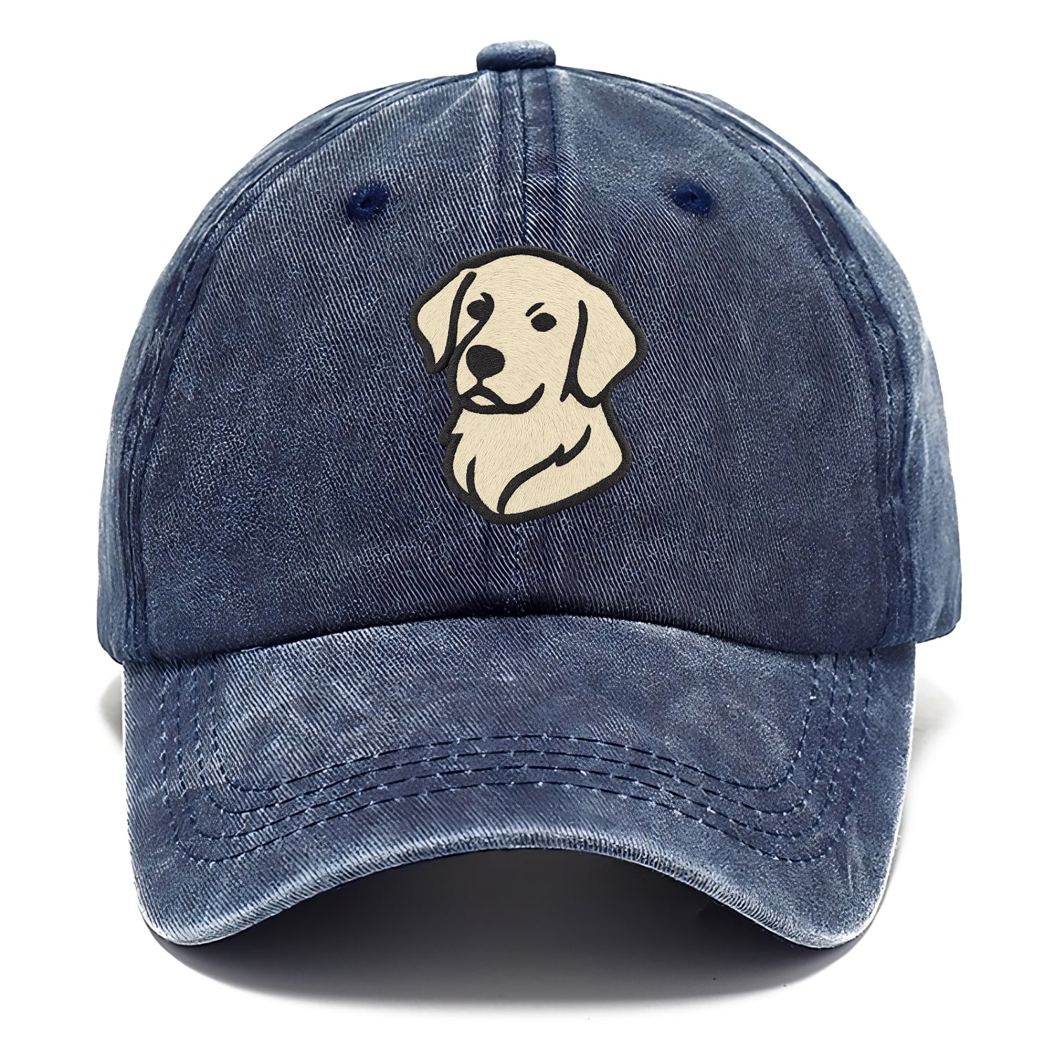 Golden Retriever - Head tilt curious pos Classic Cap - Twilight Navy(Blue)