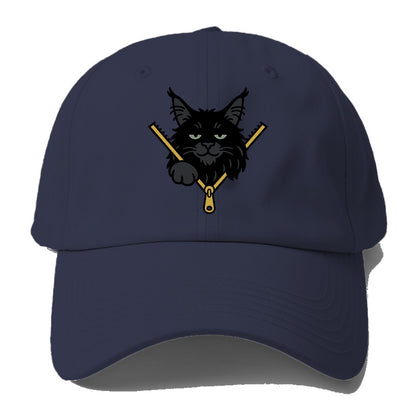 Black Maine Coon - Baseball Cap - Twilight Navy(Blue)