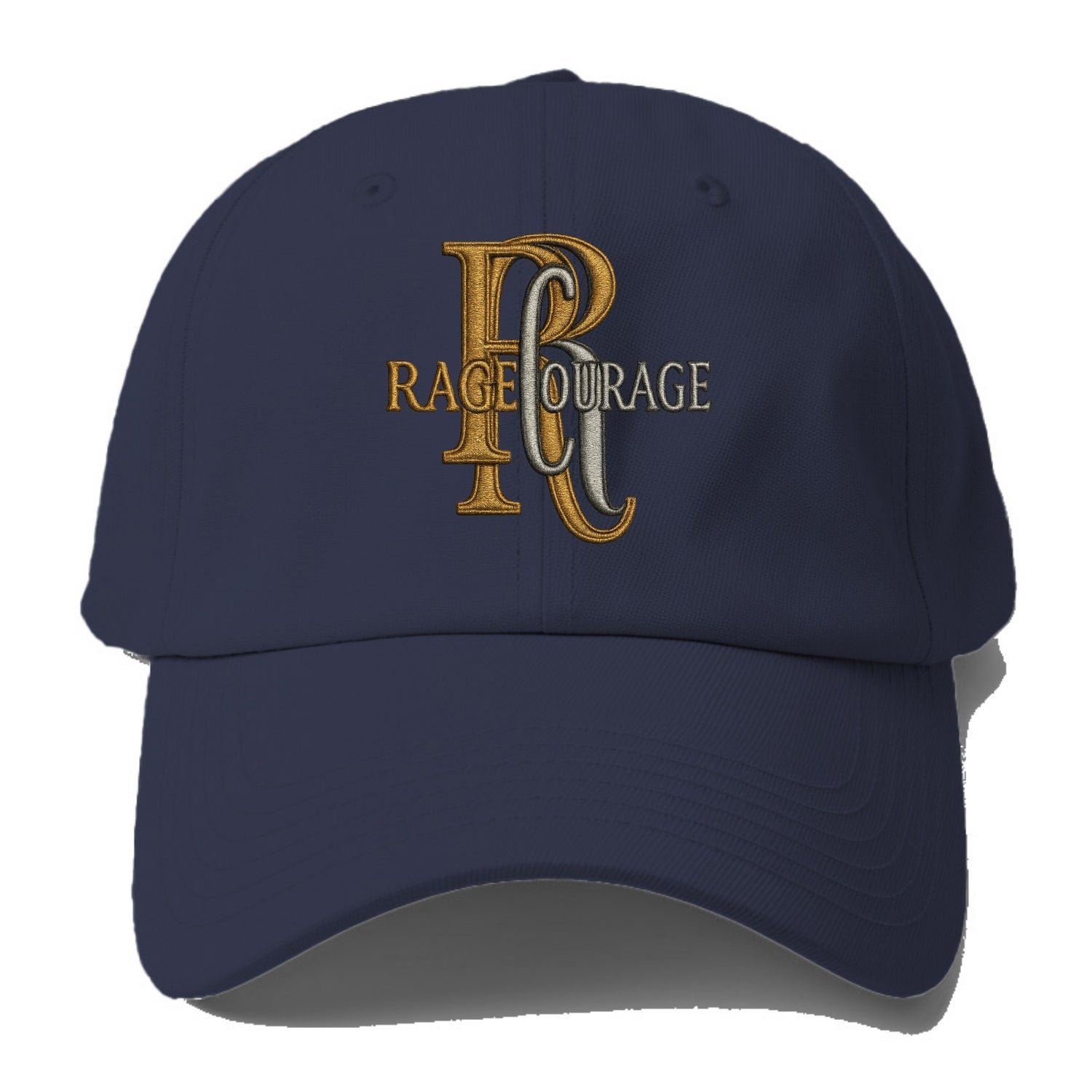 RAGE;COURAGE MODE Warrior Green Hat - Baseball Cap - Twilight Navy(Blue)