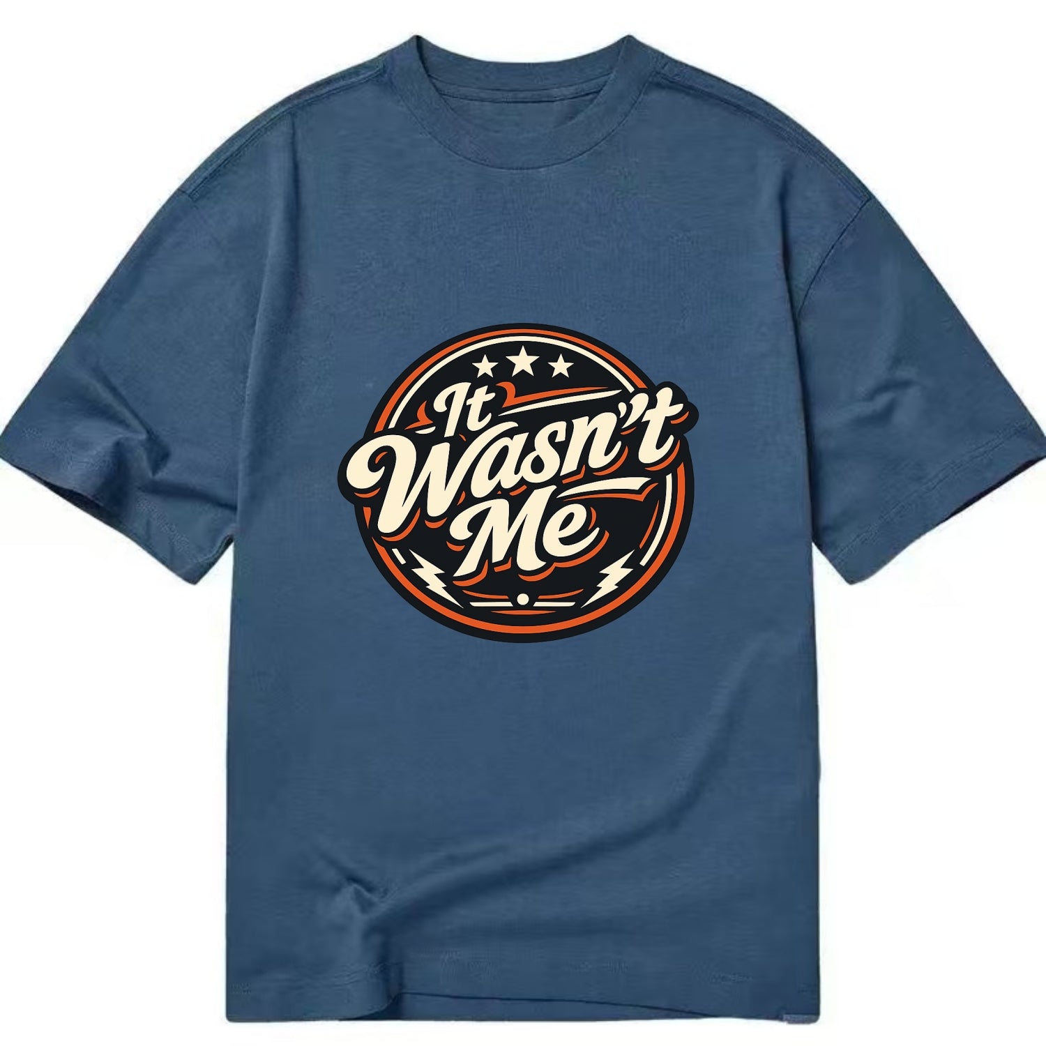 Unapologetic Rebel Emblem - Classic T-shirt - Twilight Navy(Blue)