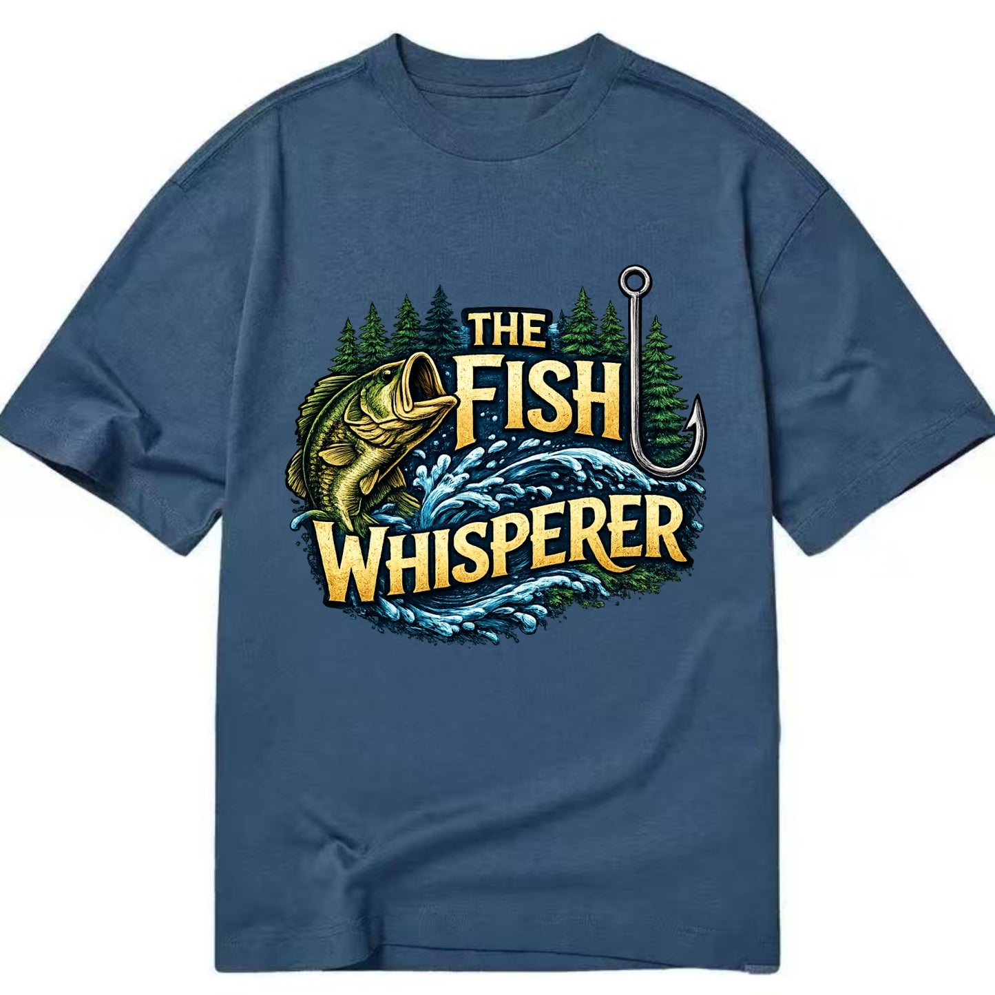 Fish Whisperer - Classic T-shirt - Twilight Navy(Blue)