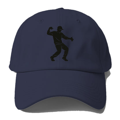 Hip-hop dancer popping and locking - Baseball Cap For Big Heads - Twilight Navy(Blue)
