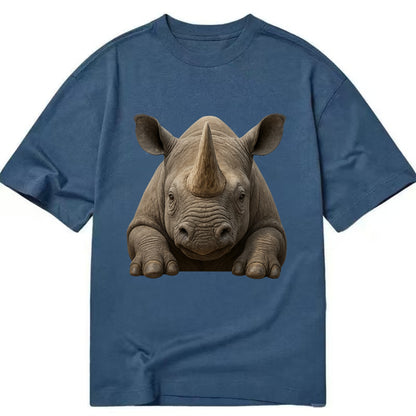 Rhinoceros  - Classic T-shirt - Twilight Navy(Blue)