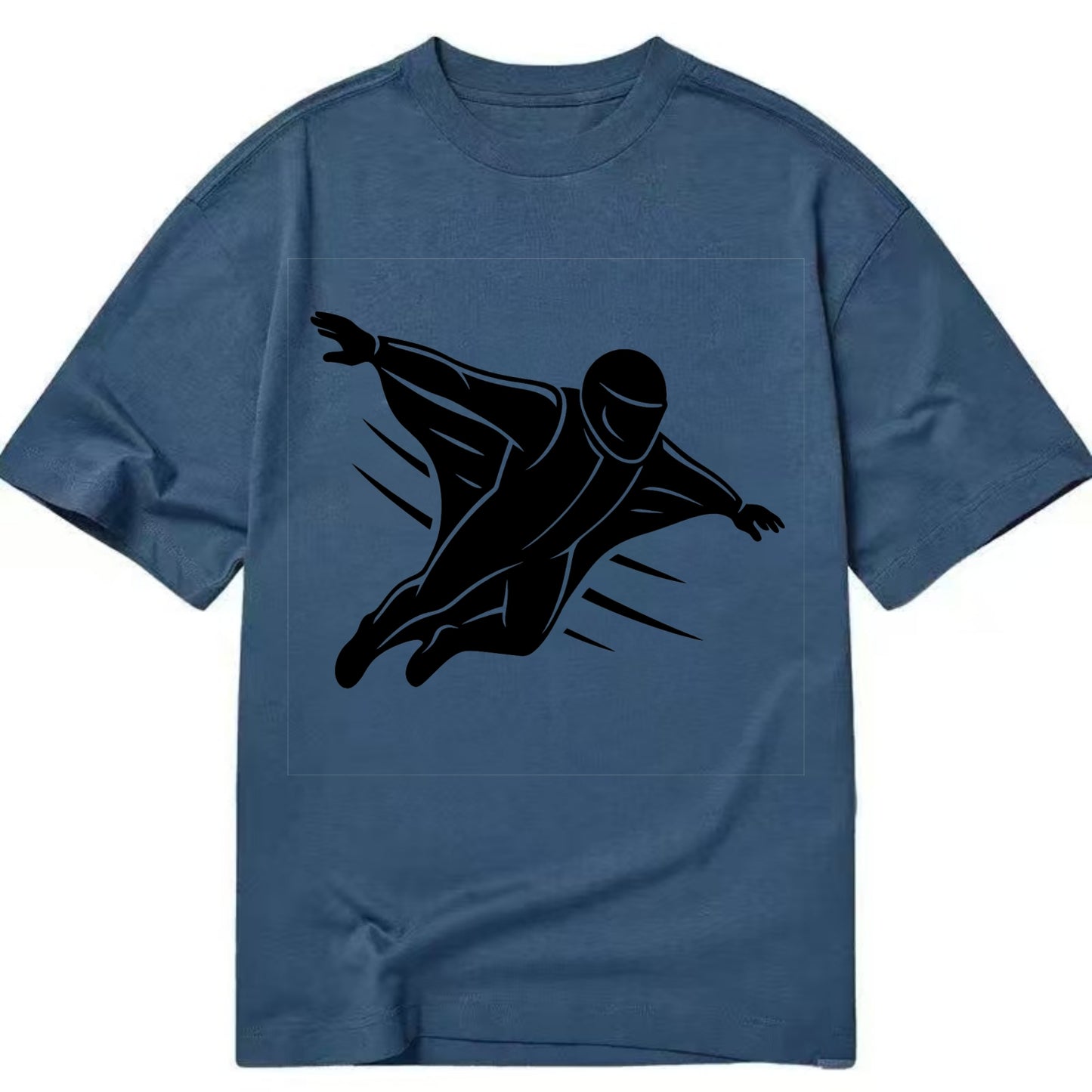 Wingsuit flyer gliding - Classic T-shirt - Twilight Navy(Blue)