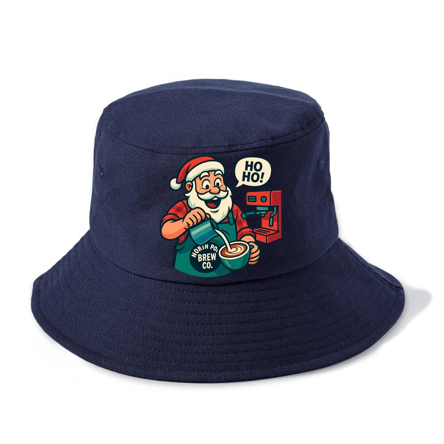Santa Barista - Bucket Hat - Twilight Navy(Blue)