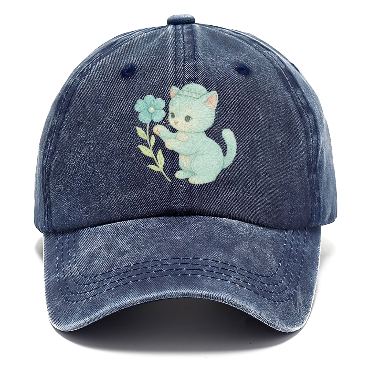 Aqua Kitten - Classic Cap - Twilight Navy(Blue)