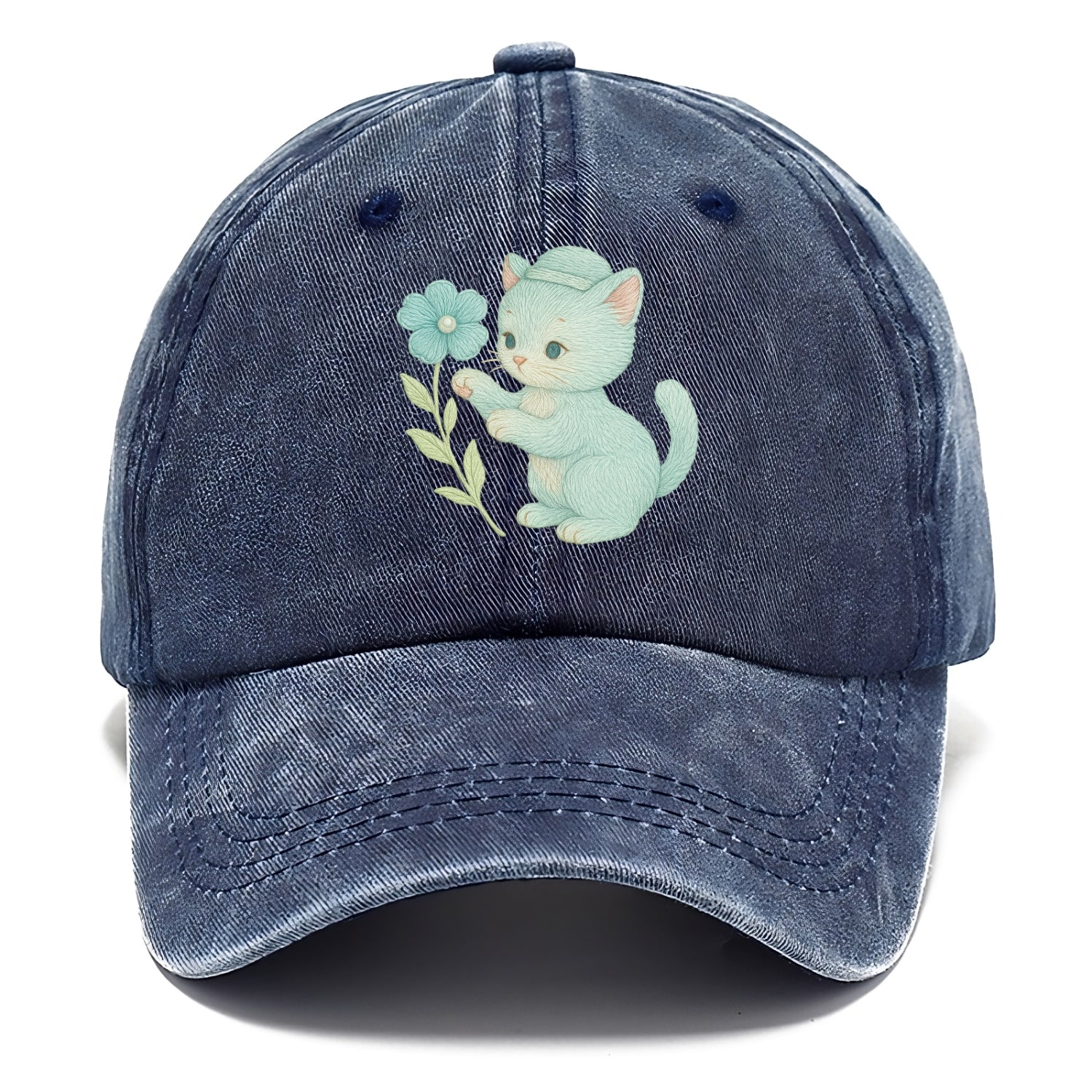 Aqua Kitten - Classic Cap - Twilight Navy(Blue)