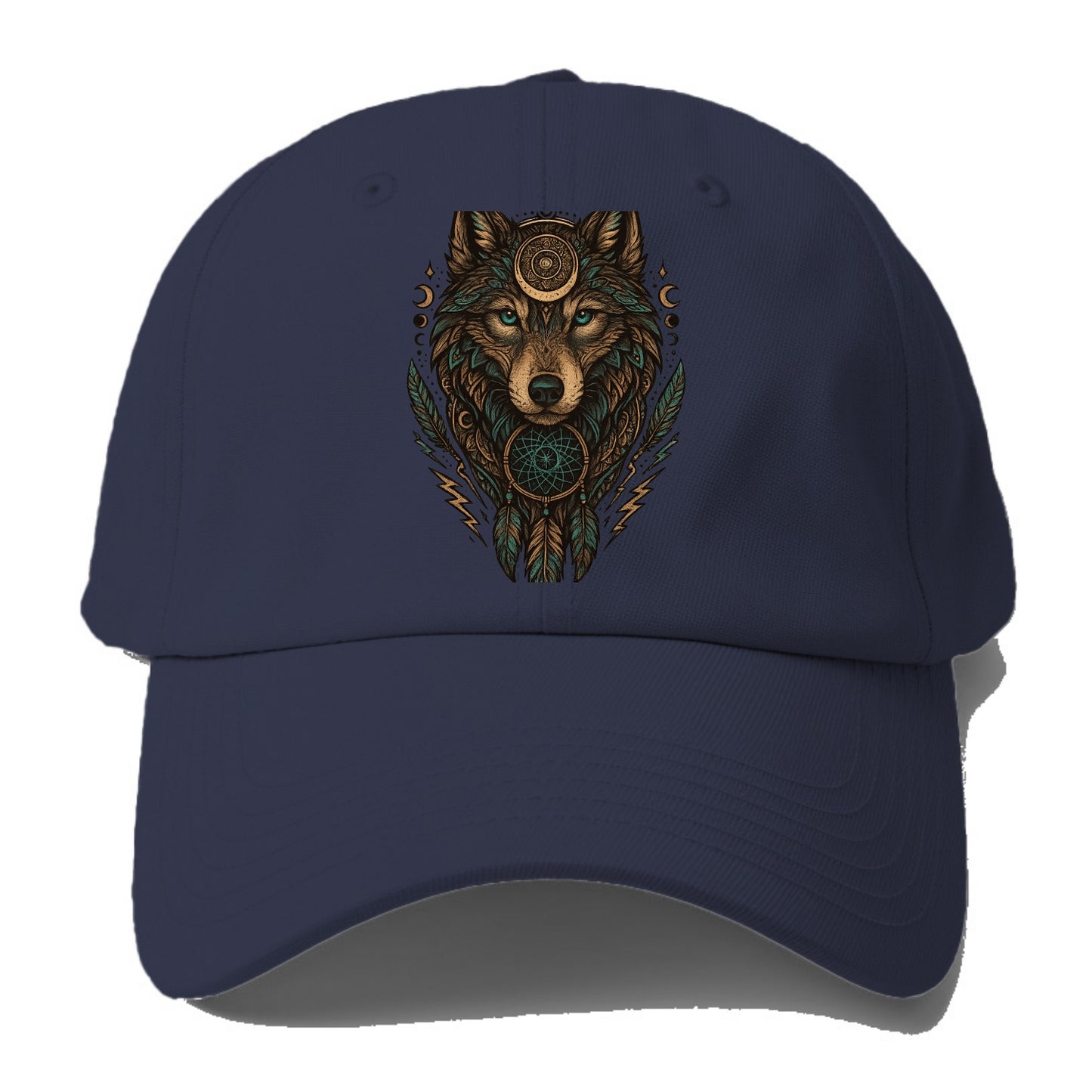 Storm Wolf Thunder  - Baseball Cap For Big Heads - Twilight Navy(Blue)