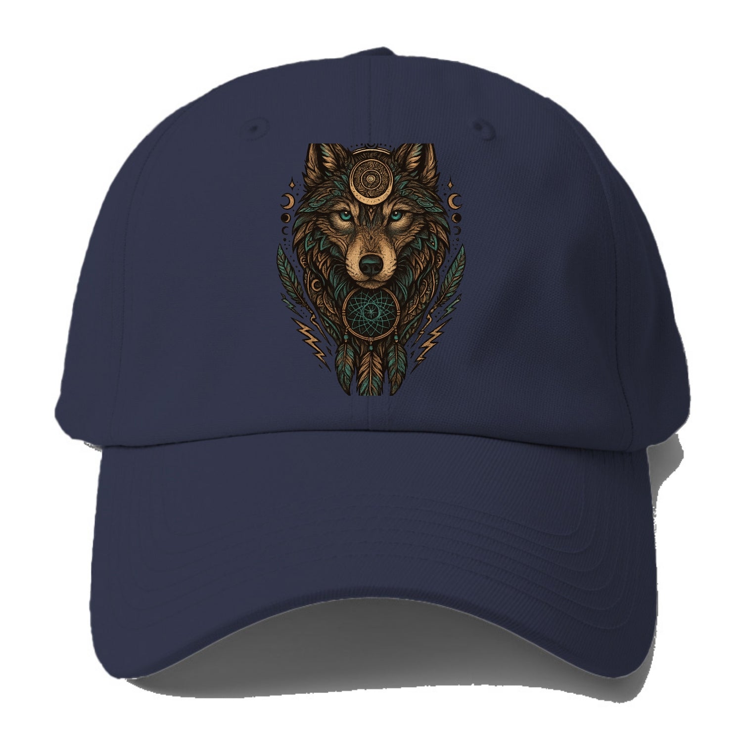Storm Wolf Thunder  - Baseball Cap For Big Heads - Twilight Navy(Blue)