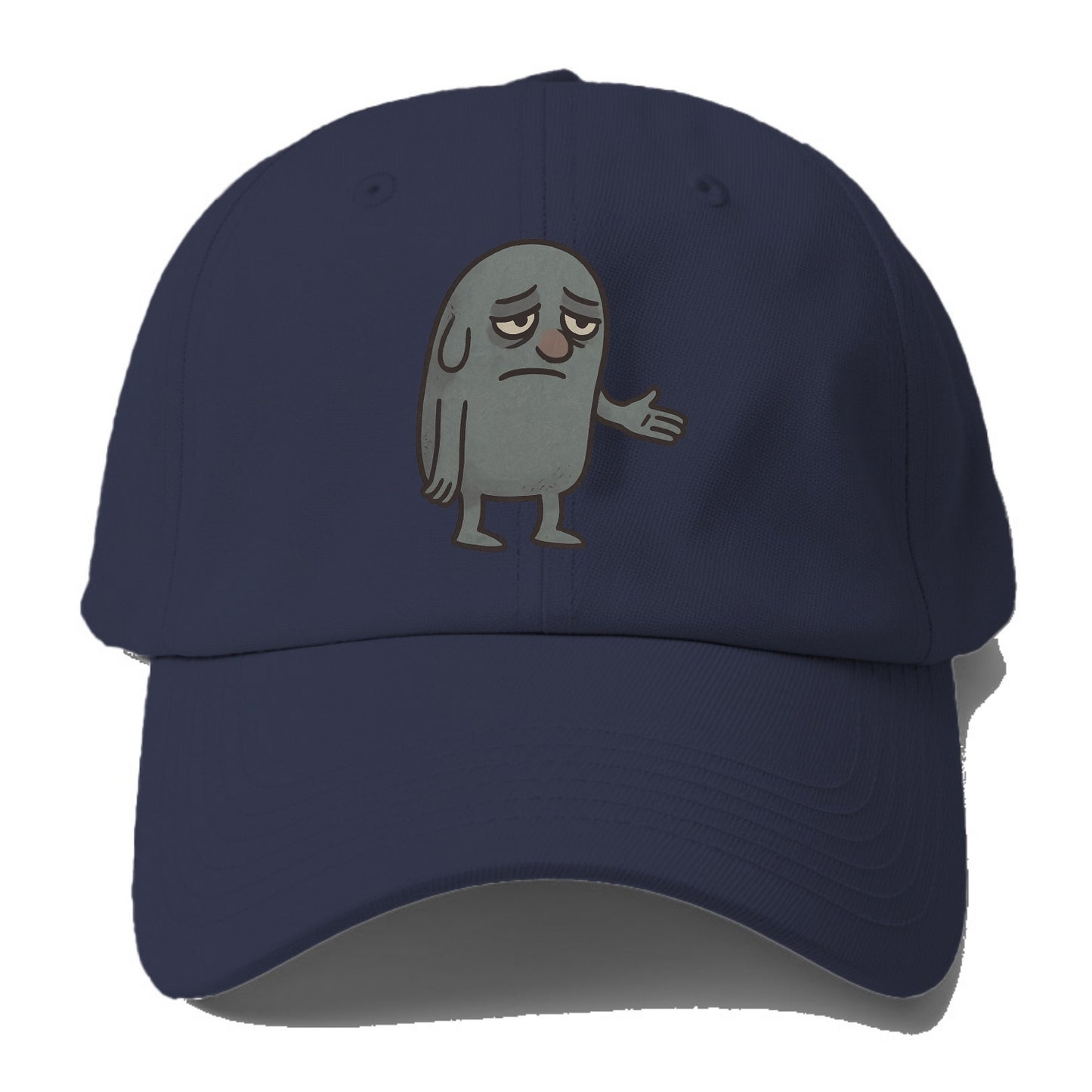 FOLLOWERS ARE GHOSTS | Transparent crowd following - Baseball Cap For Big Heads - Twilight Navy(Blue)