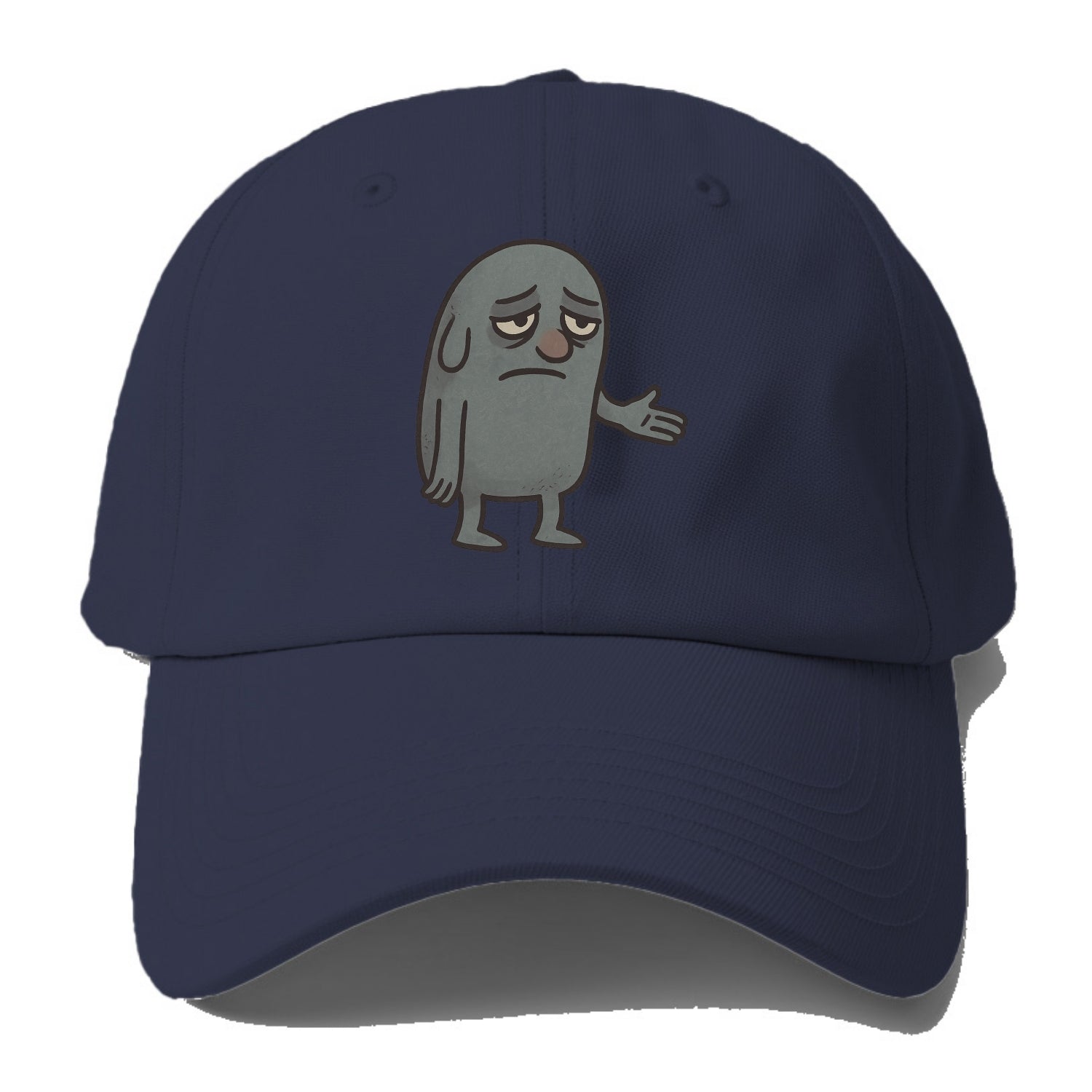 FOLLOWERS ARE GHOSTS | Transparent crowd following - Baseball Cap For Big Heads - Twilight Navy(Blue)