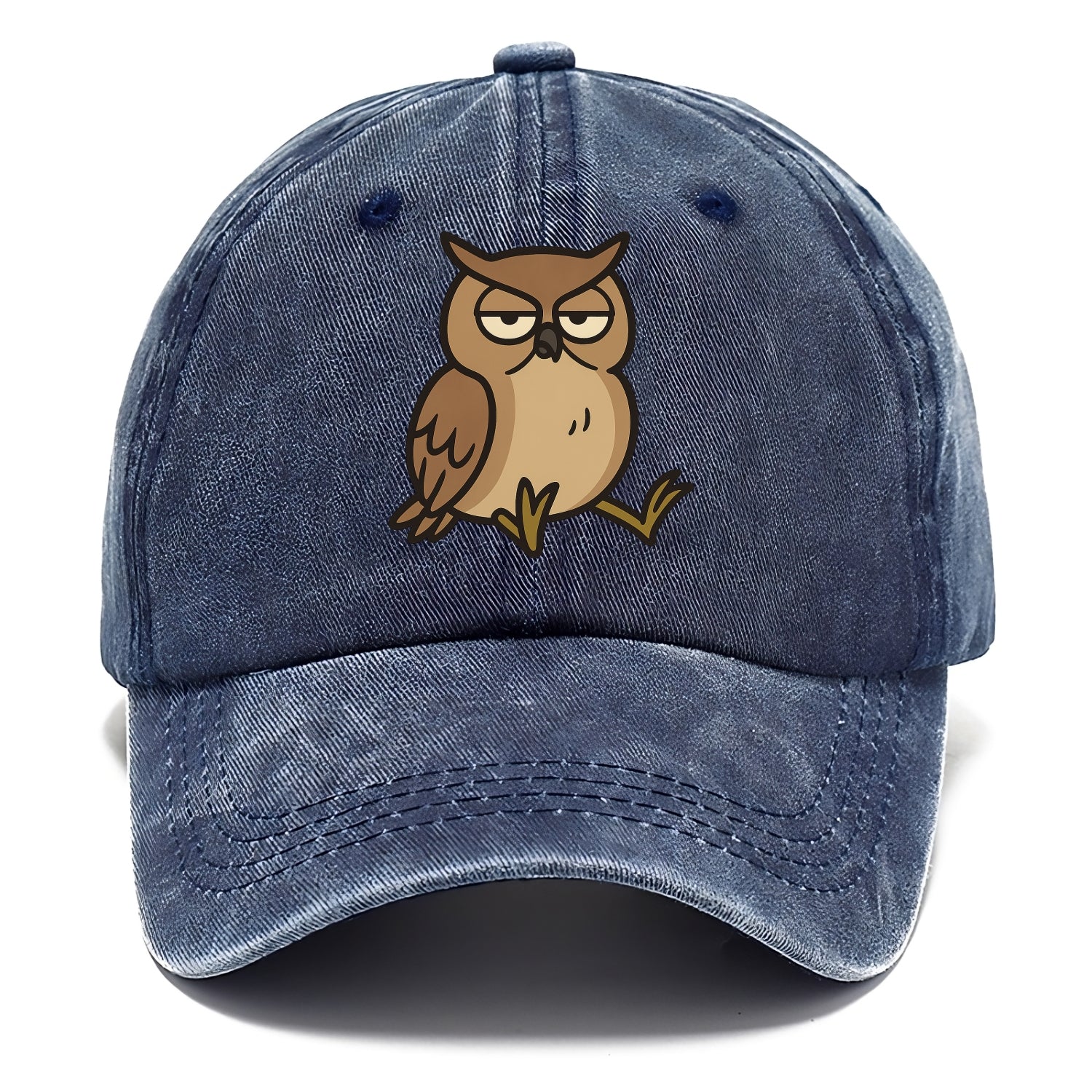 The Owl Judging Silently - Classic Cap - Twilight Navy(Blue)
