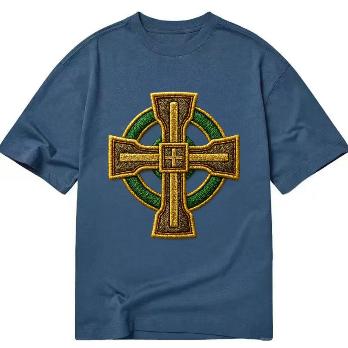 Durrow Cross - Classic T-shirt - Twilight Navy(Blue)