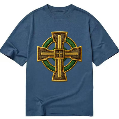 Durrow Cross - Classic T-shirt - Twilight Navy(Blue)