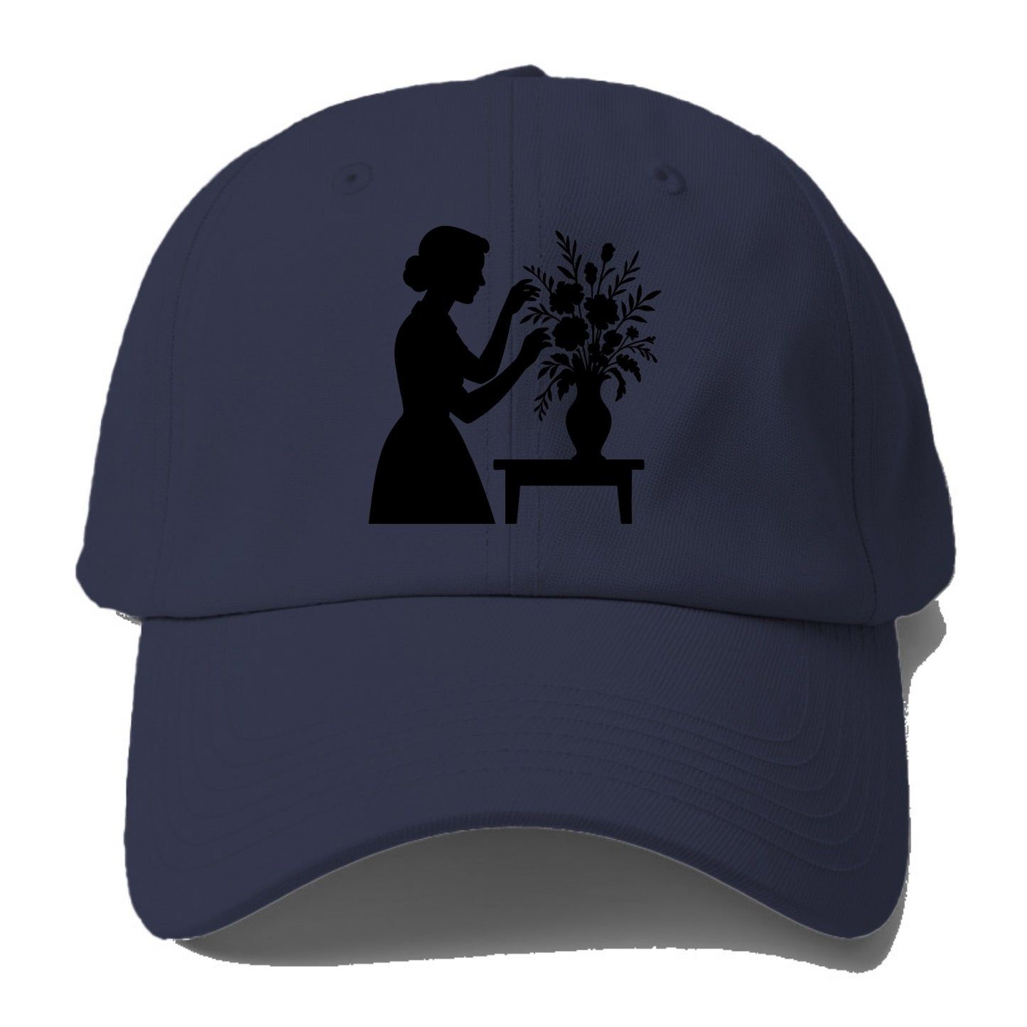 Florist arranging dramatic bouquet - Baseball Cap For Big Heads - Twilight Navy(Blue)