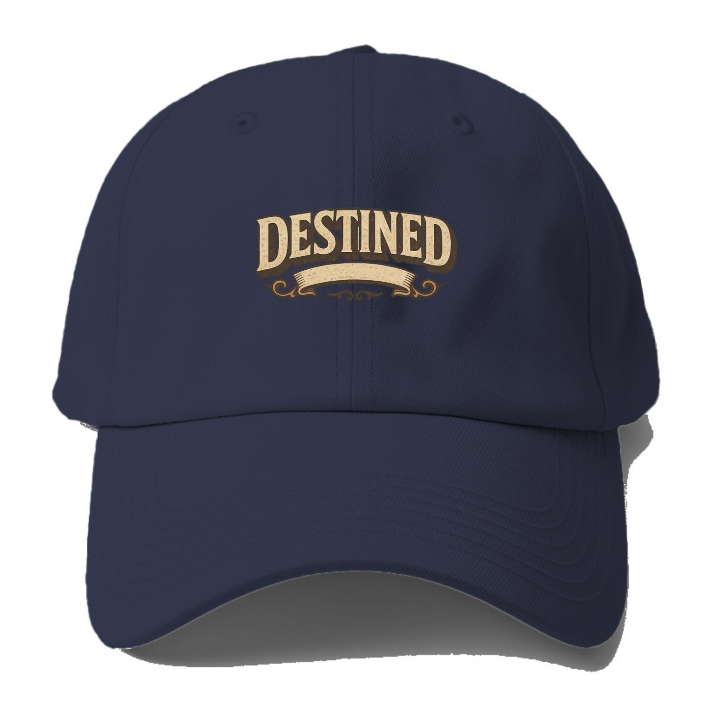 Bold typography design - "DESTINED" - fated for greatness - Baseball Cap For Big Heads - Twilight Navy(Blue)