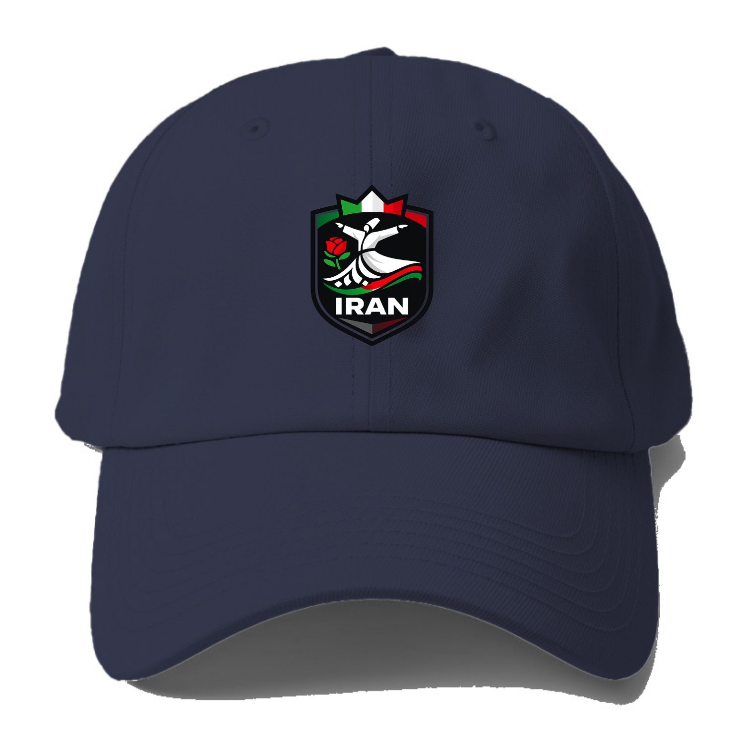 Iran Rumi Poetry Badge - Baseball Cap - Twilight Navy(Blue)